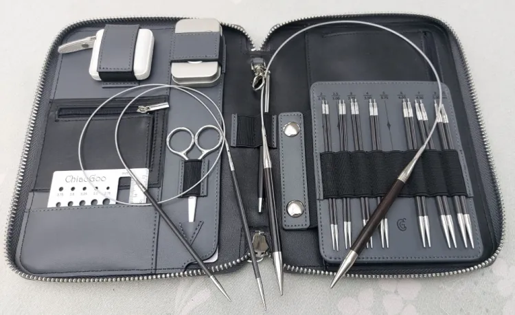 ChiaoGoo Forte 2.0 Set | Interchangeable Knitting Needles | Special Edition 2024 with Project Bag - Click Image to Close