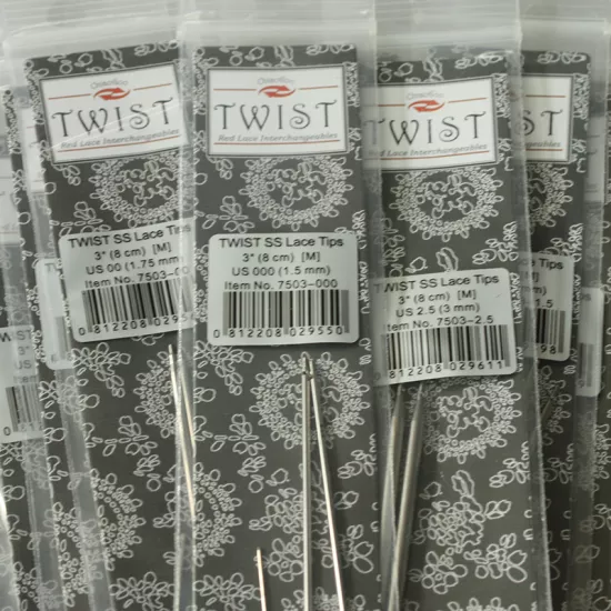 ChiaoGoo TWIST Tips 3in (8cm) long - Click Image to Close