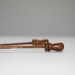 10in (25cm) long Albizia knitting needles - 2.75mm