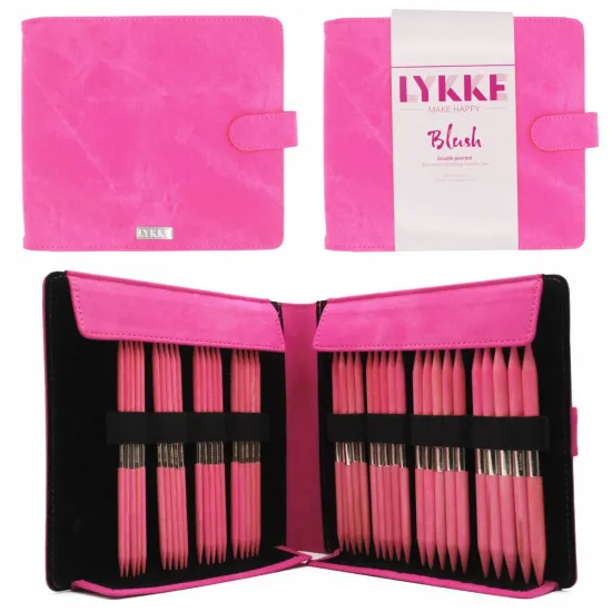 6in (15cm) long Double Pointed Needle Set - Blush - Large - Click Image to Close