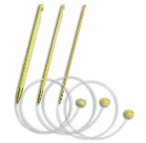 KA Flex Afghan Tunisian Crochet Hooks 19.5in (50cm) - 2mm up to 15mm