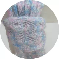 Alyssa Kid Mohair Blend Lace Scarf Knitting Kit