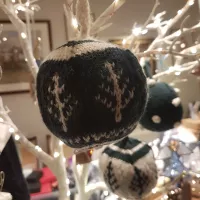 Fair Isle Christmas Tree Decoration Kit