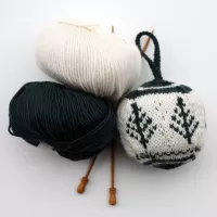Fair Isle Christmas Tree Decoration Kit