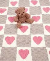 Hearts and Stars Motif Blanket Knitting Kit