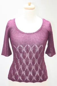 Jessica Linen Leaf Top Knitting Kit