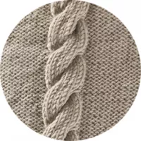 Tebe Moss Stitch Diamond & Bobble Cable Cushion Cover Kit