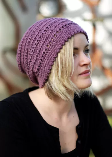 Tebe Slouch Beanie Hat Kit - Click Image to Close