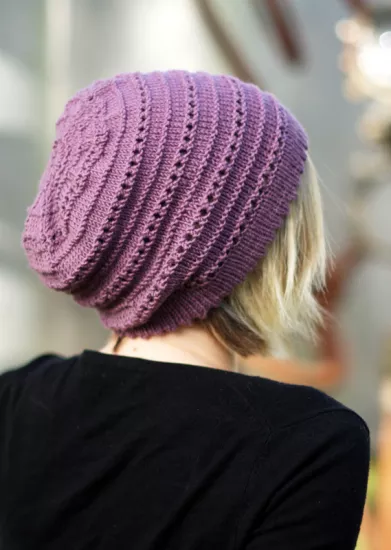 Tebe Slouch Beanie Hat Kit - Click Image to Close