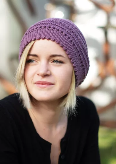 Tebe Slouch Beanie Hat Kit - Click Image to Close