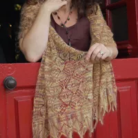 Diamonds Are Forever Lace Wrap Knitting Kit