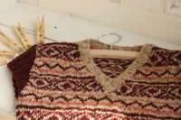 Vintage Fair Isle Peg Bag Knitting Kit