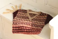 Vintage Fair Isle Peg Bag Knitting Kit