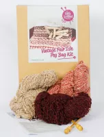 Vintage Fair Isle Peg Bag Knitting Kit