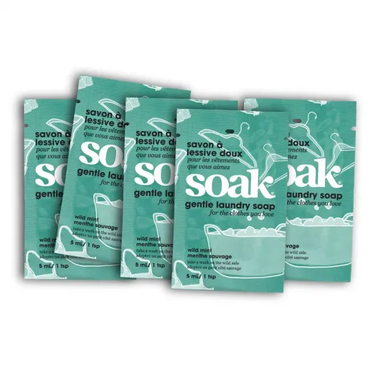 Mini Soak Single Wash Sachet - minisoak 5ml - Click Image to Close