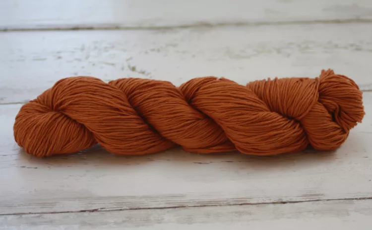 Cotton Cashmere - Tawny Orange 100g - Click Image to Close