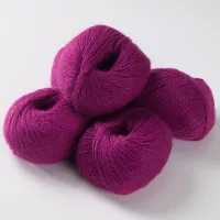 50% Angora - cerise 25g