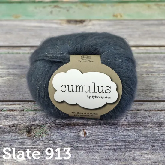 Cumulus - Slate 913 | 25g ball | Garments, Wraps, Hats and More... - Click Image to Close