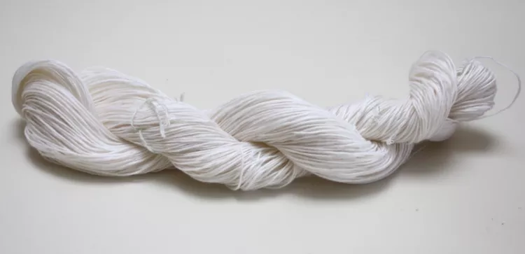 Cotton Ramie - White - 100g - Click Image to Close
