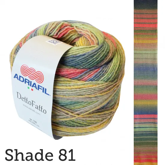 DettoFatto | Self Striping | 60% Wool | 150g cake - Click Image to Close