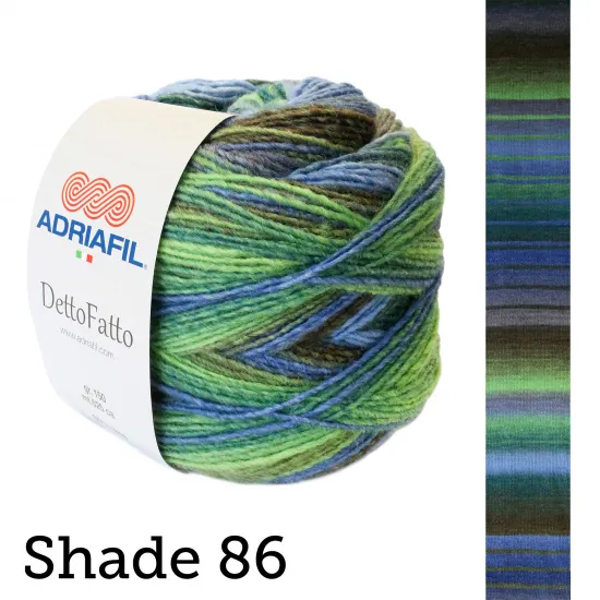 DettoFatto | Self Striping | 60% Wool | 150g cake - Click Image to Close