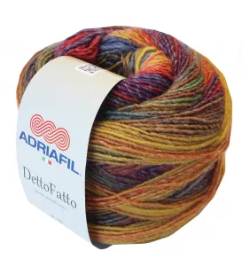 DettoFatto | Self Striping | 60% Wool | 150g cake