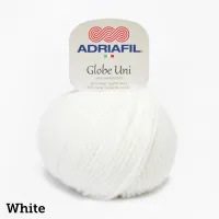 Globe Uni | 50g ball | Aran | 80% Wool | Machine Wash | Perfect for Pom Poms