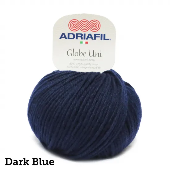 Globe Uni | 50g ball | Aran | 80% Wool | Machine Wash | Perfect for Pom Poms - Click Image to Close