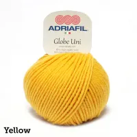 Globe Uni | 50g ball | Aran | 80% Wool | Machine Wash | Perfect for Pom Poms