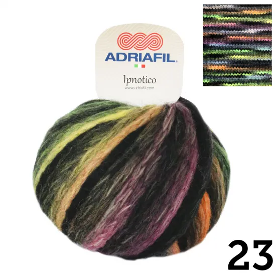 Ipnotico | Multi Colour Dyed On Black Base | 50g Ball - Click Image to Close