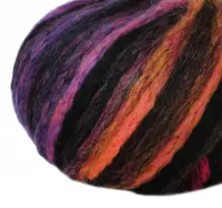 Ipnotico | Multi Colour Dyed On Black Base | 50g Ball