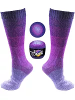 Painted Sock - #104 Violet Hill