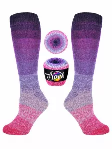 Painted Sock - #112 Purple Rain