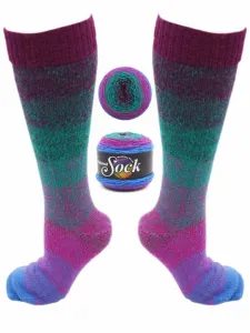 Painted Sock - #120 Precious Opal