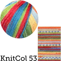 KnitCol | Self Patterning Merino | Jacquard | 50g Ball