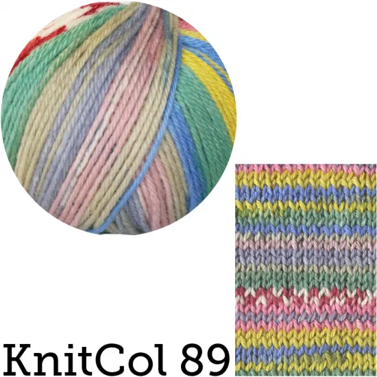 KnitCol | Self Patterning Merino | Jacquard | 50g Ball - Click Image to Close