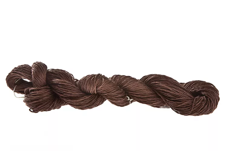 Lin 2.0 100% linen yarn - mocha 100g - Click Image to Close