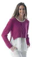 Cable sweater - knitting pattern