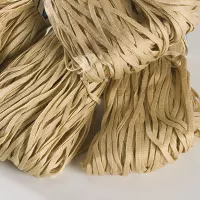 100% Cotton Tape Yarn - straw 50g