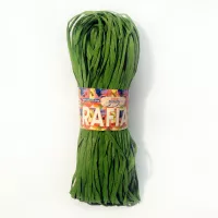 Rafia - forest green 66 25g