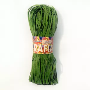 Rafia - forest green 66 25g