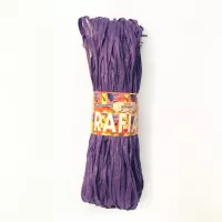 Rafia - purple 75 25g