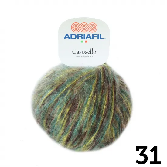 Carosello | Multi Colour Superfine Kid Mohair Blend | 50g Ball - Click Image to Close