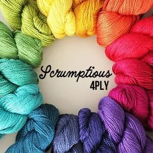 Scrumptious 4ply | 100g skein | Garments, Shawls, Wraps and More... - Click Image to Close