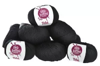 100% Extra Fine Merino Wool - black 50g