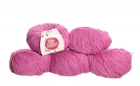 100% Extra Fine Merino Wool - magenta 50g