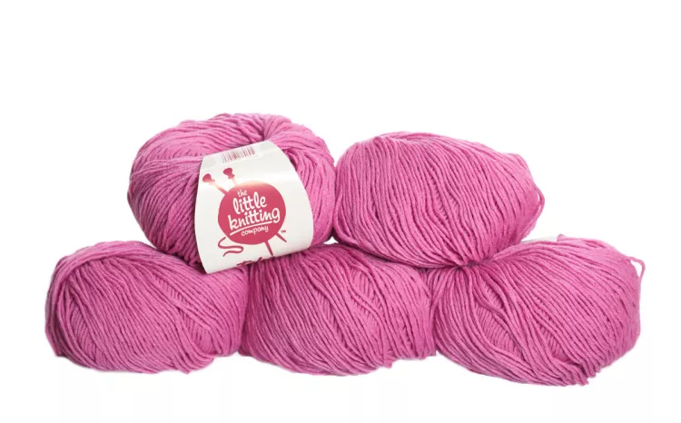 100% Extra Fine Merino Wool - magenta 50g - Click Image to Close