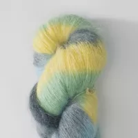 50% Superfine Kid Mohair - beach hut 100g - Click Image to Close