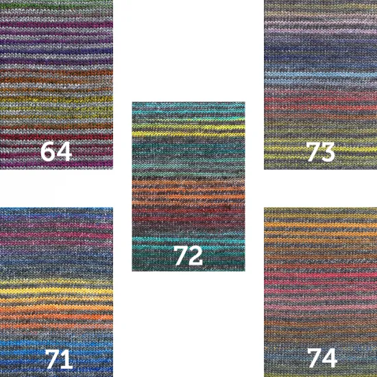 Zebrino | Self Striping | 50g Ball - Click Image to Close