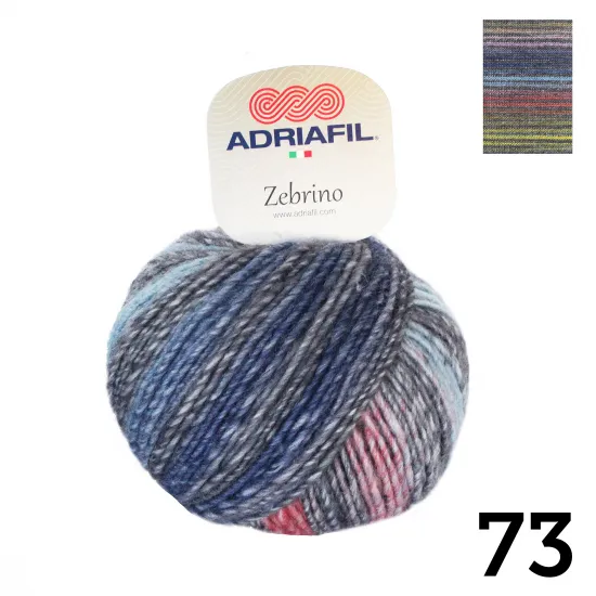 Zebrino | Self Striping | 50g Ball - Click Image to Close
